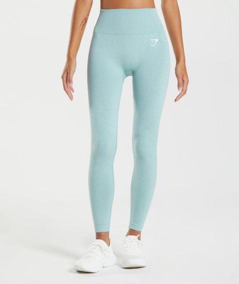 Women's Gymshark Vital Seamless 2.0 Leggings Light Blue | NZ 9JCYAV